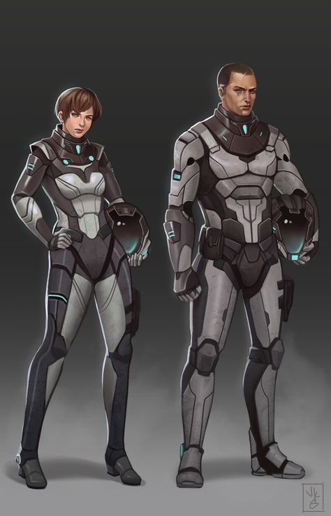 Sci Fi Outfits, Concept Art Landscape, Sci Fi Armor, Sci Fi Character Design, Sci Fi Clothing, Sci Fi Rpg, Futuristic Armour, Sci-fi Armor, Karakter Disney