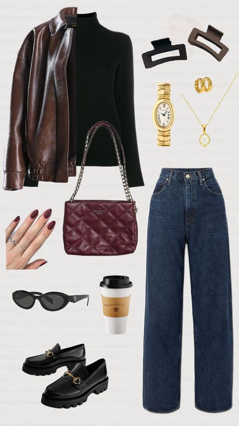 #ootd #outfit #outfitcheck #ootdinspo #cool #maroon #autumn #vibes #outfitaesthetic 2024 Outfits, Causual Outfits, Pretty Clothes, Autumn Vibes, Outfit Goals, Ootd Outfit, Fit Check, Fall 2024, Outfit Posts