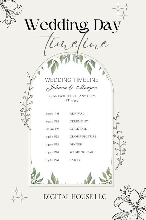 Wedding day timeline template, wedding schedule, wedding itinerary, wedding day agenda, ceremony timeline, reception timeline, bridal party timeline, vendor timeline, wedding event timeline, wedding day planner Wedding Schedule Template, Wedding Day Agenda, Wedding Event Timeline, Bridal Party Timeline, Timeline Wedding Day, Ceremony Timeline, Event Timeline, Wedding Day Timeline Template, Itinerary Wedding