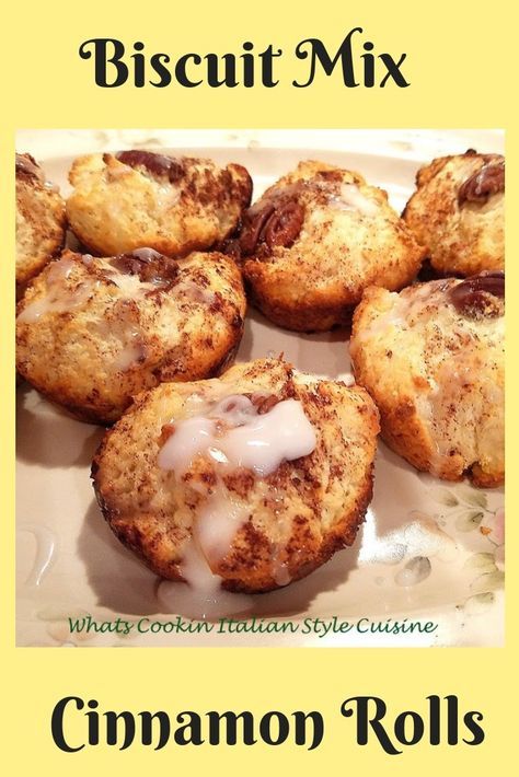 Biscuit Mix Cinnamon Rolls   #quick #easy #recipe #cinnamonrolls #bisquick #biscuits #southern #fall #recipes #fast #easyrecipe #coffee #quick #semihomemade Cinnamon Rolls Quick, Bisquick Muffins, Bisquick Mix Recipe, Baking Mix Recipes, Bisquick Recipes, Biscuit Mix, Easy Meal Ideas, Homemade Breakfast, What's For Breakfast