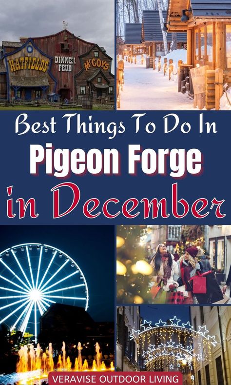 Best Things To Do In Pigeon Forge In December • Enjoy Christmas at Dollywood • Experience Driving Tour of Lights • Winterfest at the Island in Pigeon Forge • Attend a Holiday Show Pigeon Forge Tennessee December, Pigeon Forge Tennessee In December, Pigeon Forge In December, Pigeon Forge Christmas Things To, Gatlinburg Tennessee December, Pigeon Forge Tennessee Winter, Gatlinburg Tennessee Things To Do In Winter, Christmas In Pigeon Forge Tn, What To Do In Pigeon Forge Tn