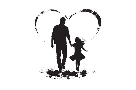 AI generated Happy Father Day Silhouette Happy Father Day, Silhouette Tattoos, Tattoos For Daughters, Happy Father, Happy Fathers Day, Small Tattoos, Vector Art, Fathers Day, Vector Free