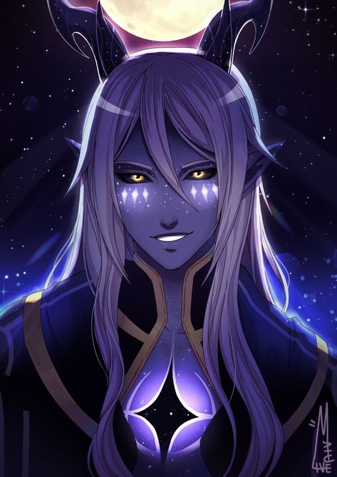 The Dragon Prince, The Dragon, Anime Character, The Moon, Prince, Deviantart, Moon, Purple, Hair