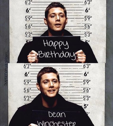 Happy birthday Dean Winchester! Dean Winchester Birthday, Supernatural Happy Birthday, Happy Birthday Dean, Supernatural Dean, Dean Winchester, Sweet Sixteen, Best Tv, Winchester, Dean