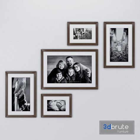 Wall Photo Frame Ideas Creative, Staircase Family Picture Wall, Wall Frames Ideas Living Room, Family Photo Wall Collage, Photo Arrangements On Wall, Photo Gallery Wall Layout, Family Photos Wall Decor, Family Photo Gallery Wall, Picture Wall Living Room