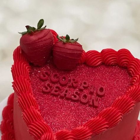 Ells Sweet Treats | Custom Cakes on Instagram Scorpio Season Cake, Heart Cakes, Scorpio Season, Heart Cake, November 1, Buttercream Cake, Custom Cakes, Pretty Words, Butter Cream