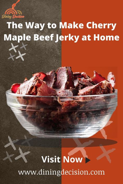 Cherry Maple Beef Jerky Recipe, Turkey Jerky Recipe Dehydrator, Jerky Seasoning Recipe, Beef Jerky Recipe Dehydrator, Jerky Seasoning, Jerky Recipes Dehydrator, Jerkey Recipes, Heavy Meals, Jerk Recipe