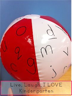 Letter Identification Activities, Beach Ball Games, Sea Life Theme, Teachers Toolbox, Math Centers Kindergarten, Preschool Lesson Plan, Letter Games, Beach Balls, Abc Activities