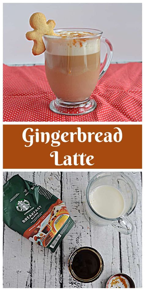 It's easy to make these homemade Gingerbread Lattes! #gingerbread #latte #coffee #easyrecipes | Easy Recipes | Coffee Recipes | Latte Recipes | Gingerbread Recipes Hot Teas, Gingerbread Recipes, Coffee Lattes, Gingerbread Syrup, Ninja Coffee Bar, Homemade Gingerbread, Gingerbread Latte, Crunch Cake, Fruit Infused Water