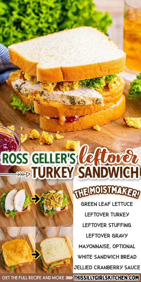 Leftover Thanksgiving Recipes, Leftover Turkey Sandwich Recipes, Leftover Turkey Sandwich, Turkey Sandwich Thanksgiving, Stuffing Turkey, Leftover Thanksgiving Sandwich, Thanksgiving Sandwich, Turkey Sandwiches Recipes, Canned Cranberry Sauce