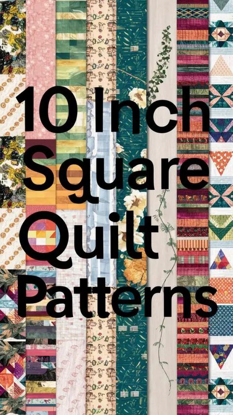 Eternal Mothers Embrace Quilt Pattern, 10 X 10 Quilt Squares, Fair And Square Quilt Pattern, 10 Inch Quilt Blocks Pattern, 4 Fabric Quilts, Things To Make With Charm Packs, 10 Inch Block Quilt Patterns, Large Square Quilt Patterns Easy, Quilt Pattern Using 10 Inch Squares