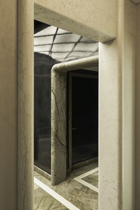 Cocktail Bar Design, Seagram Building, Joseph Dirand, Upholstered Banquette, Australia House, Restaurant New York, Floor To Ceiling Windows, Green Marble, Restaurant Interior