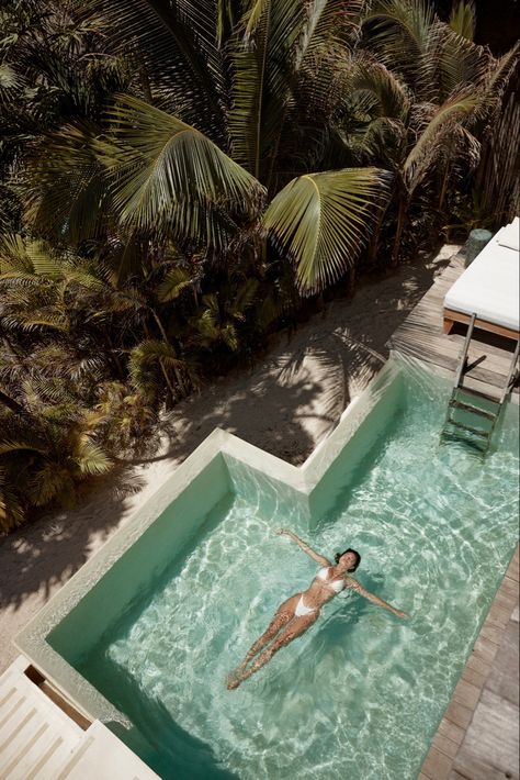 Coastline Tattoo, Tulum Aesthetic, Travel Tulum, Tulum Bachelorette, Swim Photography, Girl Affirmations, Wealthy Lifestyle Luxury, Swimming Photography, Swimsuit Aesthetic