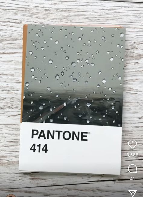 Pantone Challenge Ideas, Pantone Painting Challenge, Pantone Card Painting, Pantone Postcard Art, Pantone Painting, Pantone Postcards, Pantone Cards, Pantone Challenge, Pantone Paint