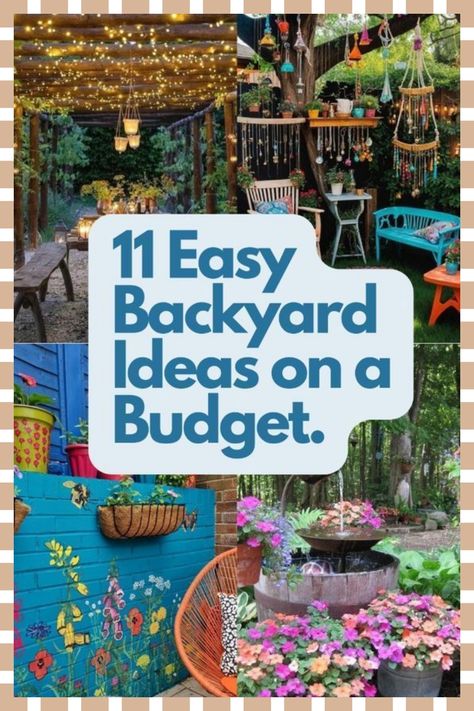 [PaidLink] Who Says A Backyard Oasis Has To Come With A Hefty Price Tag? Fear Not, Fellow Outdoor Enthusiast! This Guide Is Packed With Easy Backyard Ideas On A Budget That Will Craft A Backyard Oasis That Caters To Your Every Mood  A Peaceful Retreat, A Bustling Entertainment Zone, Or A Whimsical Escape From The Everyday #smalloutdoorpatioideasonabudgeteasydiy Creating A Backyard Oasis, Peaceful Backyard Ideas, Easy Cheap Backyard Ideas, Diy Yard Ideas On A Budget, Small Backyard Oasis On A Budget, Easy Backyard Ideas On A Budget, Diy Backyard Ideas On A Budget, Backyard Entertainment Ideas, Back Patio Ideas On A Budget