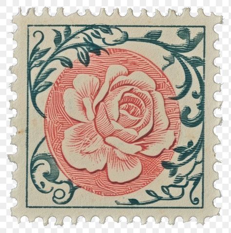 Aesthetic Labels, Stamp Aesthetic, Stamps Png, Vintage Stamps Postage, Stamp Png, Vintage Embroidery Patterns, Stamp Pattern, Red Png, Postage Stamp Design