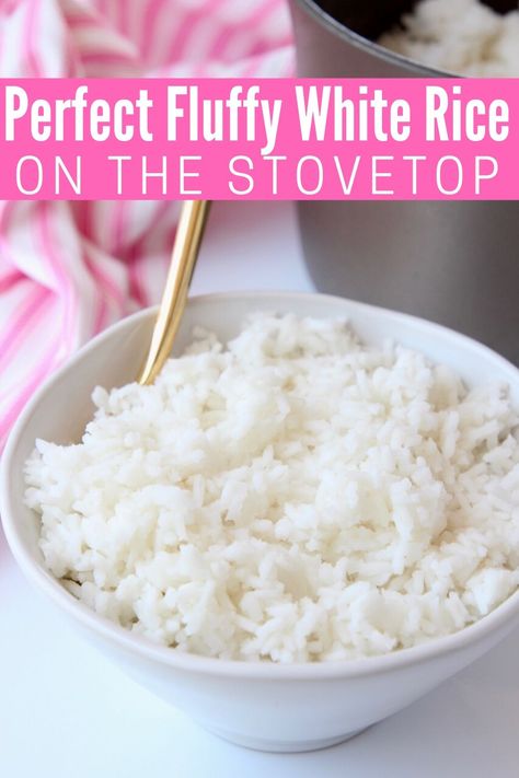 Steam Rice Recipe, Instant Pot White Rice, Perfect White Rice, Rice In The Instant Pot, White Basmati Rice, Aroma Rice Cooker, Rice Maker, White Rice Recipes, Rice On The Stove