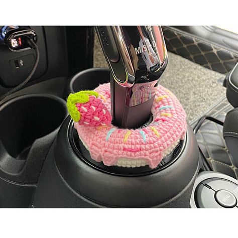 Store Categories Store Categories Other Strawberry Donut Hand Knitted Car Shift Gear Lever Decoration For Mini Cooper Product Description Description: 100% brand new and high quality Type : Car Gear Lever Decorative Package Included ：1pc  Shipping Policy Terms of sales Contact us Shipping Policy We ship via China/HK Post Air Mail with tracking number. Once your payment clears, most orders are processed and shipped out either the same or next business day. We don't offer local pick-up, all other area/country not in shipping area please ask before bid. International shipping ETA 12-21 days, please allow up to one month for Custom clearance in some area/country. International buyer is responsible for possible tax/custom processing fee in their country. Please Note: Import duties, taxes and ch Knitted Car Accessories, Cute Mini Cooper Accessories, Crochet Car Things, Strawberry Car Accessories, Strawberry Car Decor, Car Customization Ideas, Backseat Car Decor, Decorated Car Interior, Crochet Car Decor