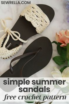 Crochet Flip Flops, Sandals Patterns, Crochet Shoes Pattern, Crochet Slipper Pattern, Crochet Boots, Crochet Sandals, Crochet Socks, Slippers Pattern, Haken Baby