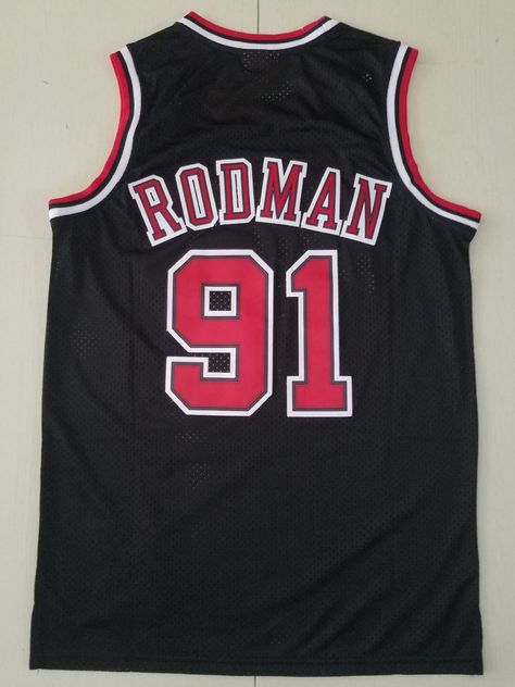 Men 91 Dennis Rodman Jersey Black Chicago Bulls Jersey Hardwood Classics Check more at https://senjersey.com/product/men-91-dennis-rodman-jersey-black-chicago-bulls-jersey-hardwood-classics/ Dennis Rodman Jersey, Nikola Vucevic, Chicago Bulls Jersey, Bulls Jersey, Demar Derozan, Zach Lavine, Black Chicago, Lonzo Ball, Scottie Pippen