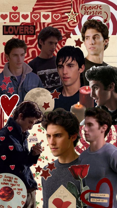 Jess Mariano Poster, Jess Mariano Collage, Jess Wallpapers, Milo Ventimiglia Wallpaper, Milo Ventimiglia 2000s, Jess Mariano Wallpaper, Gilmore Girls Aesthetic Wallpaper, Gilmore Girls Collage, Gilmore Girls Wallpaper