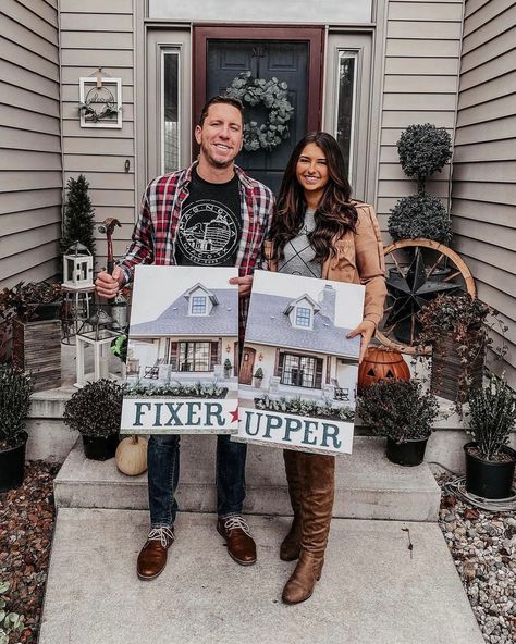 Halloween throughout the years. 👻🎃💀 FUN FACT: Alex & I met on Halloween back in 2015 & it’s always been one of my favorite holidays!! #halloweencostumes #halloweencostumeideas #familycostumes #familycostumeideas #halloweeninspo Halloween costumes, Halloween costume ideas, family Halloween costumes, Halloween inspo Fixer Upper Halloween Costume, Halloween Costume Ideas Family, Fixer Upper Joanna, Couple Halloween Costume, Chip Joanna Gaines, Halloween Costume Idea, Chip And Joanna Gaines, Halloween Inspo, Family Halloween Costumes