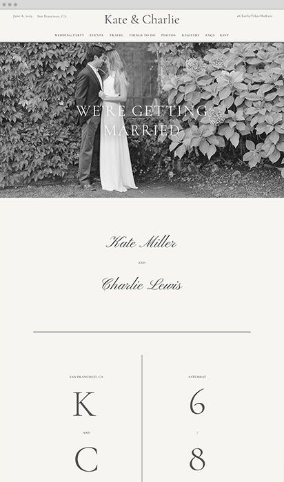 Modern Wedding Website Design, Wedding Website Aesthetic, Zola Wedding Website Ideas, Wedding Site Design, Wedding Website Ideas Design, The Knot Wedding Website Ideas, Wedding Invite Website, Wedding Invitation Website Design, Zola Wedding Website