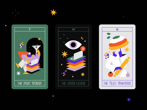 Tech Graphics, Deer God, Digital Future, طابع بريدي, 카드 디자인, Flip Cards, Web Design Trends, Game Card, Tarot Readers