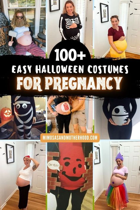 Searching for the best collection of Halloween costumes for pregnancy? Check out this roundup of the best Halloween Costumes for Pregnancy, and get some great ideas for rocking that bump on Halloween! Diy Pregnancy Halloween Costumes, Easy Halloween Costumes Pregnant, Family Halloween Costumes With Baby Bump And Toddler, Pregnant Belly Halloween Costumes, Baby Bump Costumes, Last Minute Pregnant Halloween Costumes, Trunk Or Treat Pregnant, Easy Pregnant Costumes, Rachel Green Pregnant Outfits