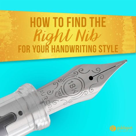 For beginner and intermediate fountain pen users, finding the right nib size can be a daunting (and expensive) journey. Lacking the ability to test an array of nibs before buying a fountain pen, we have to rely on reviews and feedback from people who may not have the same handwriting style. Getting a nib size that isn' Language Symbols, Fountain Pens Writing, Pen Stationary, Pen Journal, Calligraphy Tools, Pen Making, Calligraphy Tutorial, Handwriting Styles, Fountain Pen Nibs