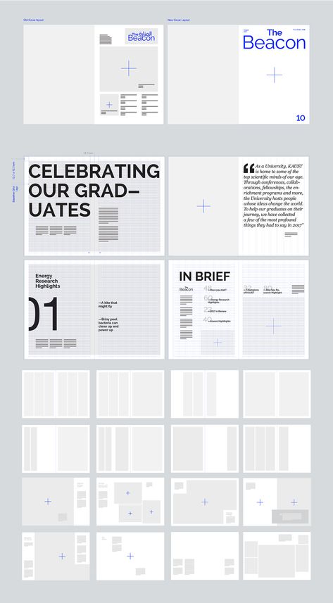 University Newsletter Design, Book Grid Layout, Product Description Design Layout, Rule Book Design, Grid Design Layout, Indesign Layout, Architecture Portfolio Layout, 브로셔 디자인, 포트폴리오 레이아웃