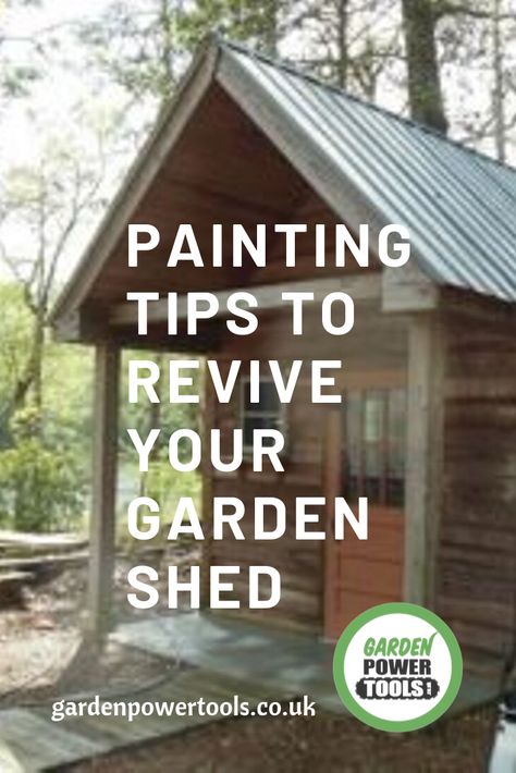 If the flowers are the beauty of a garden, the shed is the charmer. The way you maintain your shed is very important. Even if beauty is not your intention, you should still paint your shed regularly to keep it protected against the elements. Here are a few tried and tested decorating tips and tricks for your garden shed. Shed Paint Colours, Painted Garden Sheds, Outside Sheds, Decorating Tips And Tricks, Painted Shed, Utility Sheds, Shed Garden, Using A Paint Sprayer, Brown Roof