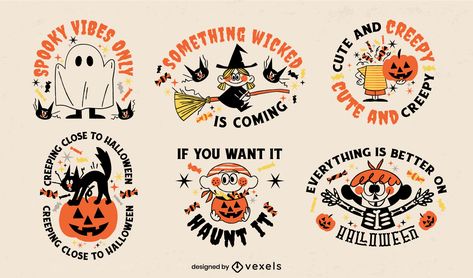 Halloween Typography Design, Happy Halloween Font, Retro Cartoon Style, Halloween Typography, Halloween Logo, Handwriting Logo, Halloween Writing, Happy Halloween Signs, Cartoon Halloween