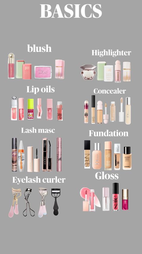 #makeup #basics Makeup Routine Guide, Makeup Basics, Makeup Beauty Room, Makeup Starter Kit, Makeup Order, Simple Makeup Tips, Makeup Face Charts, Makeup Accesories, Makeup Help