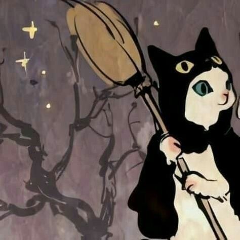 cat,, halloween,, pfp,, icon,, matching Cute Halloween Pfp, Halloween Profile Pics, Wallpaper Gatos, Helloween Wallpaper, Duos Icons, Anime Halloween, Desain Signage, Matching Halloween, Witch Cat