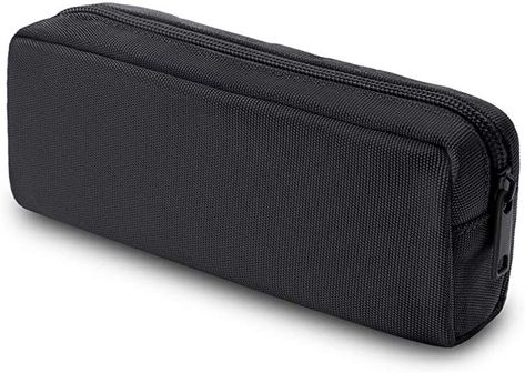 Amazon.com : Pencil Pen Case, Dobmit Big Capacity Pencil Pouch Makeup Bag for Girls and Boys Durable Office Stationery Organizer - Black : Office Products Black Pencil Pouch, Black Pencil Case, Mochila Kanken, School Suplies, Stationery Organizer, Canvas Pencil Case, Stylish School Bags, Black Pouch, Final Test