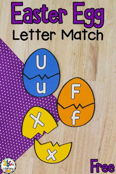 These Easter Egg Alphabet Puzzles are an Easter Literacy, Abc Centers, Prek Classroom, Easter Preschool, Alphabet Puzzles, Letter Matching, Holy Week, Easter Activities, Teacher Ideas