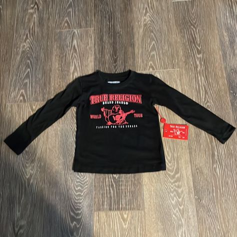 Boys True Religion Long Sleeve T-Shirt, Crew Neckline, True Religion & Signature Buddha Logo On Front Chest True Religion Shirt, True Religion Aesthetic, Latina Outfits Casual, Long Sleeve Outfit Ideas, Latina Clothing, True Religion Outfits, Buddha Logo, School Shirt Designs, Fasion Outfits