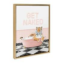 Cheetah Bathroom, Bathtub Art, Wall Frame Set, Wall Mirrors Set, Pink Baths, Collage Picture Frames, Dream Wall, Bath Wall Art, Bright Gold