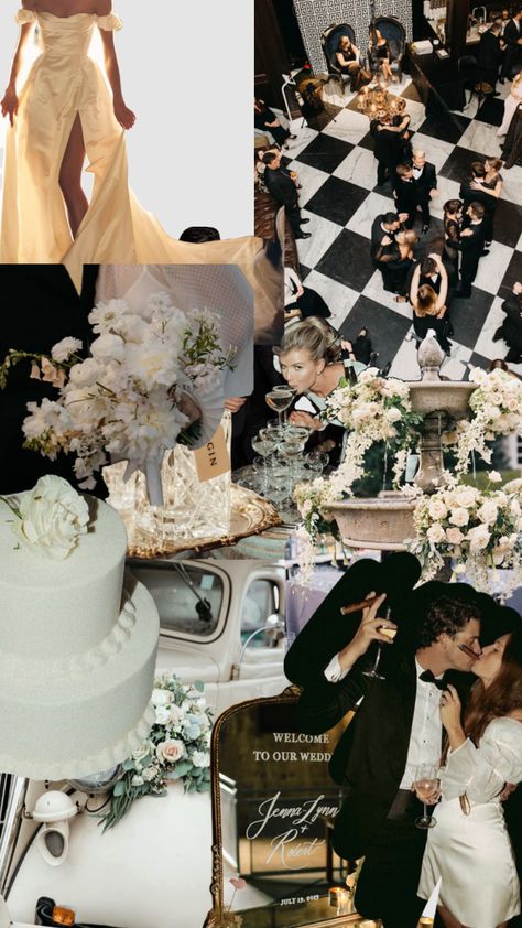 Scarface Wedding Theme, Chanel Wedding Aesthetic, Classic Retro Wedding, Vogue Inspired Wedding, Vintage Vogue Wedding, Classy Old Hollywood Wedding, Upper East Side Wedding, Old Hollywood Beach Wedding, Classic Vintage Wedding Aesthetic