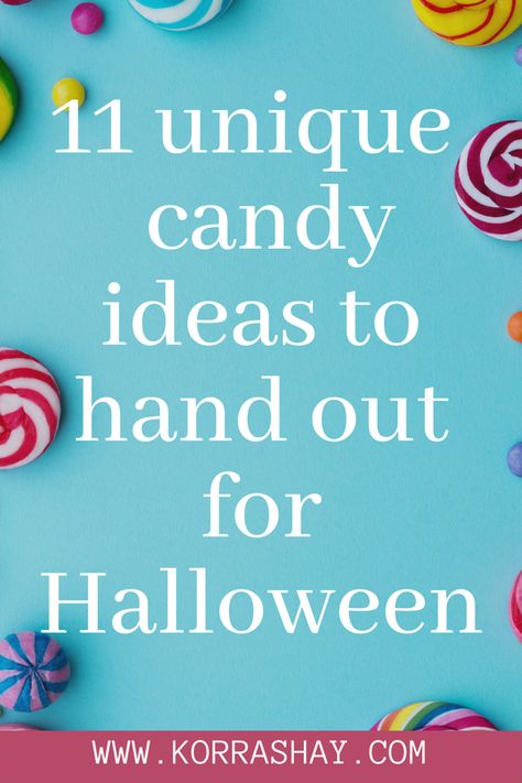 Handing Out Halloween Candy Ideas, Best Halloween Candy, Bar Tricks, Halloween Trick Or Treating, Halloween Candy Bar, Cute Halloween Treats, Unique Candy, Candy Ideas, Candy Display