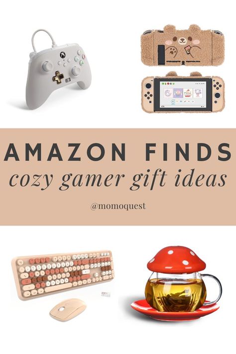 Gamer Gift Guide, Gamer Gift Ideas, Gamer Girlfriend, Cozy Gamer, Games Journey, Gamer Bedroom, Cozy Gaming, Gamer Setup, Video Games Gift