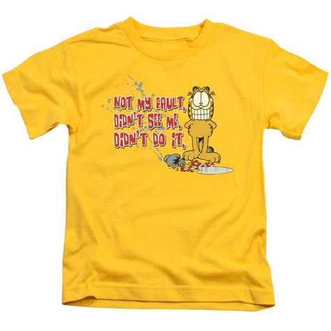 Geeky Clothes, Garfield Cat, Funky Shirts, Garfield And Odie, My Fault, Printed Clothing, 80s Outfit, Funky Outfits, Colourful Outfits