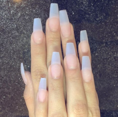 Oh, and here’s what they look like naked: | Coffin Nails Are The Most Badass Trend To Come Out Of 2015 Clear Acrylic Nails, Space Nails, Nail Trend, Long Acrylic Nails Coffin, Almond Nail, Clear Nails, Coffin Nails Designs, Manicure E Pedicure, Nail Shapes