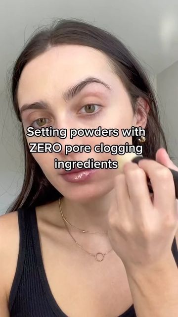 ERICA NICOLE on Instagram: "Setting powders with zero pore cloggers!!! All of these are talc-free so perfect for those who are acne prone 😍 #poreclogging #porecloggingingredients #porecloggers #acne #acneskin #acneksincare #cloggedpores #makeupproducts #acnemakeup #settingpowders #settingpowder #settingpowdermakeup #talcfreemakeup #talcfreepowder #talcfree" Talc Free Powder, Setting Powders, Acne Makeup, Acne Free, Clogged Pores, Acne Skin, Feminine Beauty, Free Makeup, Setting Powder