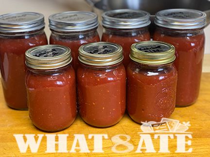 HEINZ COPYCAT KETCHUP Copycat Heinz Ketchup Recipe, Canning Ketchup, Heinz Ketchup Recipe, Ketchup Recipe, Heinz Ketchup, Small Fridges, Canning Jars, Canning Recipes, Tomato Paste