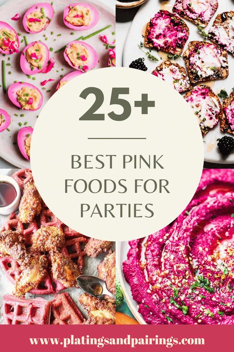 Pink Appetizers, Pink Lemonade Blueberry, Pink Party Foods, Strawberry Chocolate Chip Cookies, Pink Snacks, Spritzer Recipes, Pink Party Theme, Barbie Theme Party, Pink Food