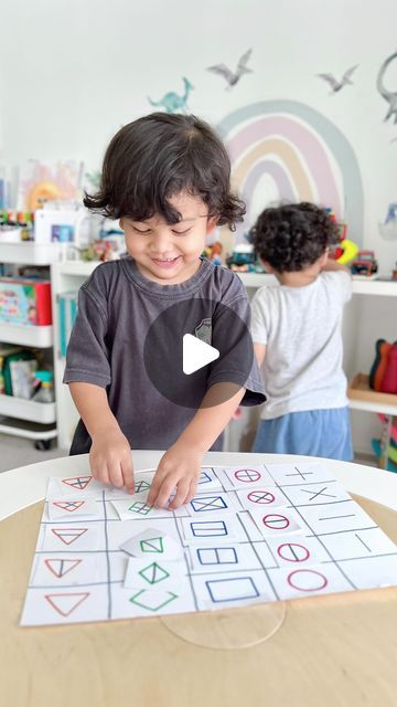 Peeja | Ayden & Alfie on Instagram: "A simple DIY coding activity for your preschoolers. Help to enhance problem solving skills, concentration and most importantly logical reasoning.

➡️ Suitable from 3yo+ (Ayden is 4yo)

Our content is for educational purpose.
‼️ Strictly NO REPOST ‼️

#AydenAlfiePlays" Problem Solving Activities For Kids, Grandchildren Activities, Logical Reasoning, Problem Solving Activities, Grandparenting, Brain Gym, December 13, Preschool Math, Problem Solving Skills