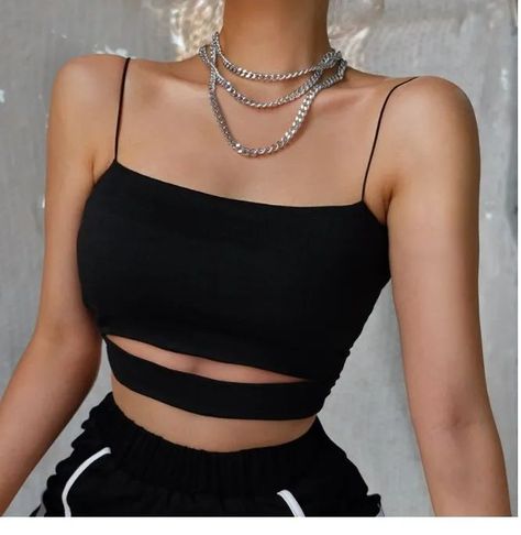 Shirt Crop Top, Bandeau Tops, Middle Age Fashion, Strap Tank Top, Strap Crop Top, Tank Top Blouse, Tank Top Straps, Bralette Tops, Sleeveless Crop Top