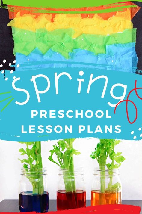 Planting Activities, Preschool Math Lessons, Homeschooling Lessons, April Lesson Plans, Spring Lesson Plans, Spring Math Activities, Spring Theme Preschool, Seasons Lessons, Daycare Themes